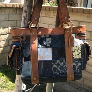 Authentic Vintage Coach tobacco leather